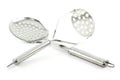 Kitchen Utensils (Colander and Sifter) Isolated Royalty Free Stock Photo