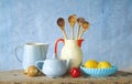 Kitchen utensils,food ingredients Royalty Free Stock Photo