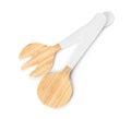 Kitchen utensils made of bamboo Royalty Free Stock Photo