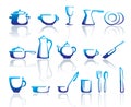 Kitchen ware. Vector illustration Royalty Free Stock Photo