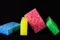 kitchen washcloth in different colors