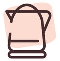 Kitchen water kettle, icon