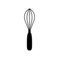 Kitchen whisk icon simple design