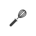 Kitchen whisk vector icon Royalty Free Stock Photo