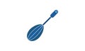 Kitchen wire whisk vector icon. Perfect pictogram illustration on white background.