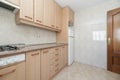 kitchen with wood color furniture and matching drawers