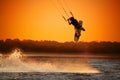 Kite boarder Royalty Free Stock Photo