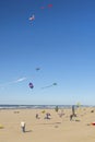 Kite festival in Seaside Oregon Royalty Free Stock Photo