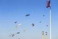 Kite festival in Seaside Oregon Royalty Free Stock Photo