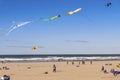 Kite festival in Seaside Oregon Royalty Free Stock Photo