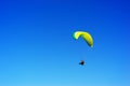 Kite flyer in the sky background Royalty Free Stock Photo