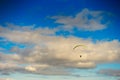 Kite flyer in the sky background