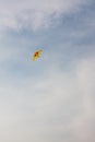 Kite flying against blue sky