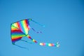 Kite Flying, Blue sky Royalty Free Stock Photo