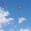 Kite Flying fun for children Royalty Free Stock Photo