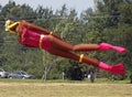 Kite flying scuba diver Royalty Free Stock Photo