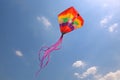 kite flying sky kite colorful Royalty Free Stock Photo