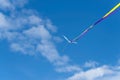 Kite flying in sky Royalty Free Stock Photo