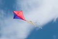 Kite flying in the sky Royalty Free Stock Photo