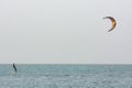 Kite hydrofoiling man Boa Vista Cape Verde