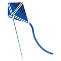 Kite in sky icon Royalty Free Stock Photo