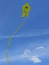 the kite soars in the sky Royalty Free Stock Photo