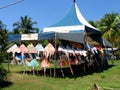 Kite Stand at Taman Buah Mekarsari Royalty Free Stock Photo