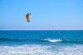 Kite surfer California coastal shores