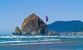 Kite Surfer out on the Ocean Royalty Free Stock Photo