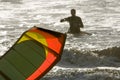 Kite Surfer Silhouette Royalty Free Stock Photo