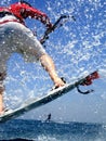 Kite surfing Royalty Free Stock Photo