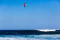 Kite Surfing Wave Launch Royalty Free Stock Photo