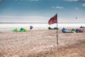 Kite surfing beach on Fuerteventura, Canary Islands, Spain Royalty Free Stock Photo