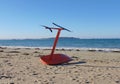 Kite surfing board on the beach 3 Royalty Free Stock Photo