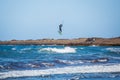 Kite surfing exterme water photography Royalty Free Stock Photo