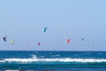 Kite Surfing in Hawaii Royalty Free Stock Photo