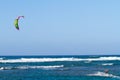 Kite Surfing in Hawaii Royalty Free Stock Photo