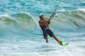 Kite surfing Royalty Free Stock Photo