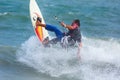 Kite surfing Royalty Free Stock Photo