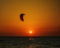 Kite surfing Royalty Free Stock Photo