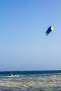 Kite Surfing in Watamu Royalty Free Stock Photo