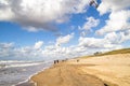 Kite surfing at Zandvoort aan Zee Netherlands