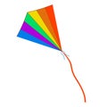 Kite. Vector color flat isolated image Royalty Free Stock Photo