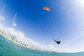 Kiteboard Big Air Royalty Free Stock Photo