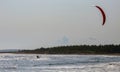 Kiteboarder at Lawrencetown Beach