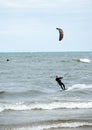 Kiteboarder in november