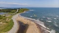 Kiteboarders at Lawrencetown Beach Royalty Free Stock Photo