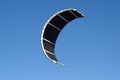 Kiteboarding kite and blue sky Royalty Free Stock Photo