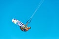 Kiteboarding, Kitesurfing. Extreme Water Sports. Surfer Air Action Summer Hobby