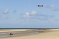 Kitebuggy on the beach Royalty Free Stock Photo